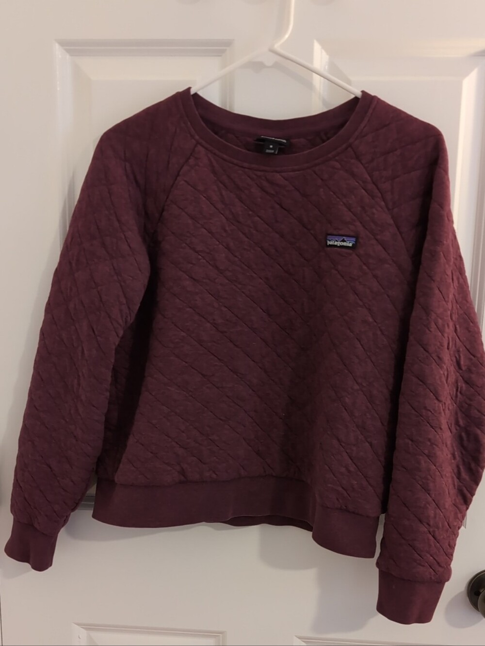 Patagonia Women's Quilted Crew Sweatshirt - Plum